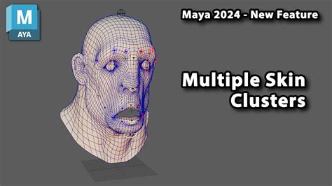 Facial Rigging With Multi Skin Cluster Maya 2024 New Feature YouTube