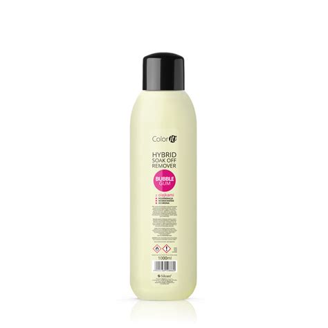 Hybrid Soak Off Remover Color It With Oils Bubble Gum Silcare