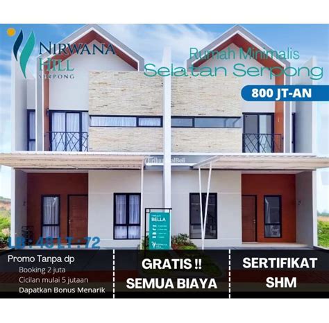 Jual Rumah Baru Tipe Di Nirwana Hill Serpong Fasilitas Lengkap Di