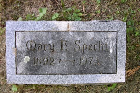 Mary E Specht Homenaje De Find A Grave