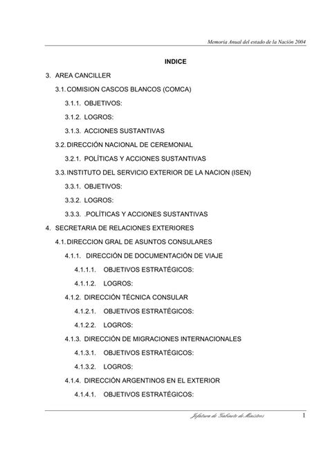 Jefatura De Gabinete De Ministros Informe Uruguay