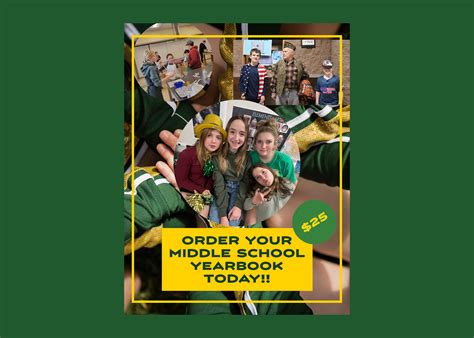 Order your Middle School Yearbook TODAY! | Berlin Central School District