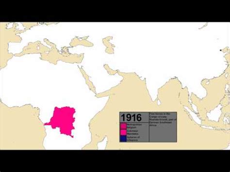 Rise & Fall of the Belgian Empire: Every year - Vivid Maps