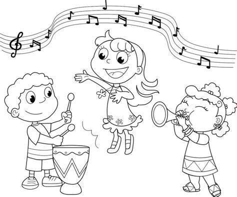 Music Coloring Pages Doodle | K5 Worksheets