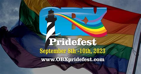 Outer Banks Pridefest September 8th 10th 2023 Obx Pridefest