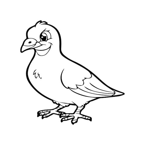 Pages à colorier pour les oiseaux pour le livre à colorier Vecteur