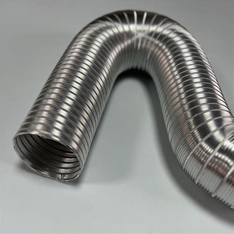 Flexible Semi Rigid Aluminum Duct Lightweight Non Insulated HVAC Air