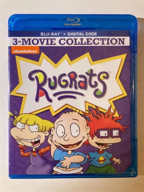 RUGRATS TRILOGY 3 FILM Collection Blu Ray Digital HD 3 Discs NEW