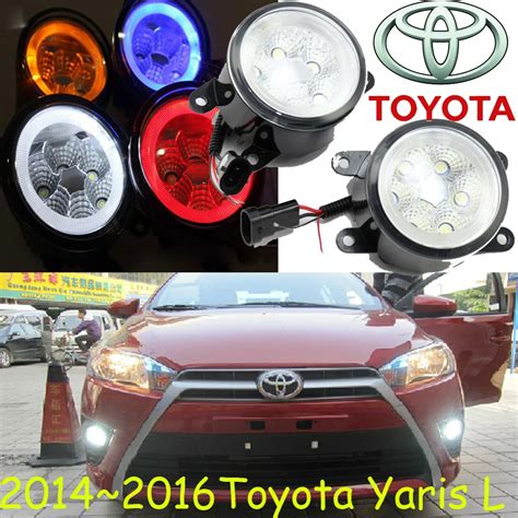 Yaris Fog Light2006~20162pcssetoptonalwhiteyellowblueredyaris Daytime Lightledfree