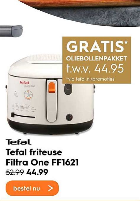 Tefal Friteuse Filtra One Ff Aanbieding Bij Blokker Folders Nl