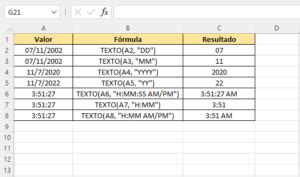 Función TEXTO en Excel usos fórmula o sintaxis y ejemplos