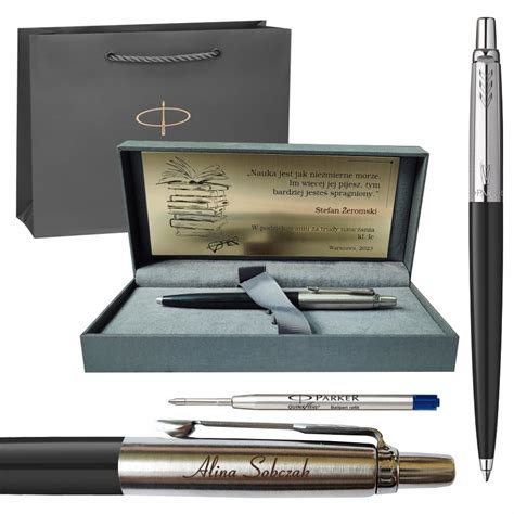 PARKER DŁUGOPIS NA PREZENT JOTTER CZARNY GRAWER 2096873 Cena