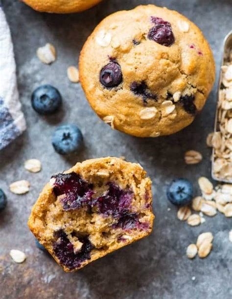 Healthy Blueberry Muffins Easy And Freezer Friendly Wellplated