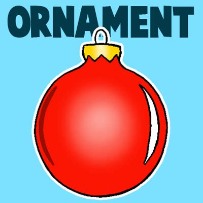 How to Draw Christmas Tree Ornaments with easy Steps - How to Draw Step ...