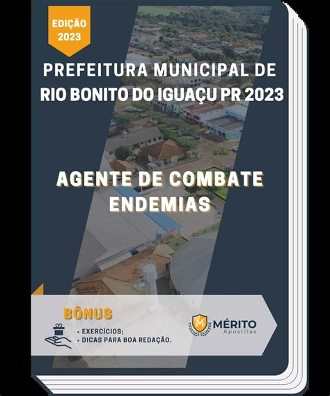 Apostila Agente De Combate Endemias Prefeitura De Rio Bonito Do Igua U