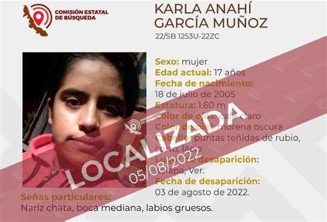 Localizan A Karla Anah Garc A Adolescente Desaparecida En Xalapa