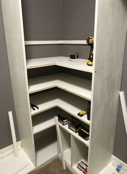 Corner Closet Organization Diy Storage 36 Ideas Build A Closet Corner Closet Shelves Corner