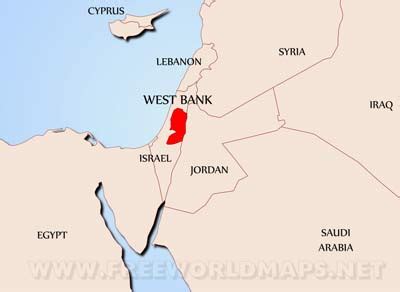 West Bank Map