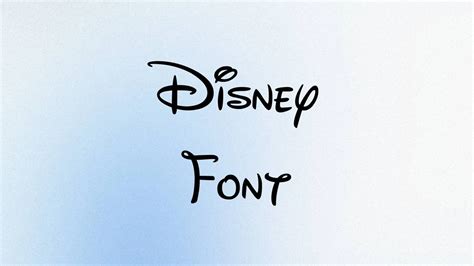 Disney Font Free Download