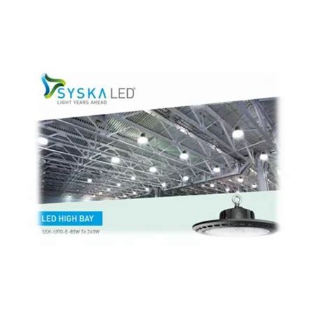 Syska Ssk Ufo W Led High Bay Lights For Warehouse Ip Rating Ip