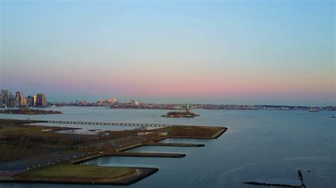 Distant View Of Statue Of Liberty Stock Video Footage 00:14 SBV ...