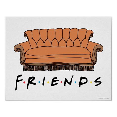 FRIENDS™ Couch Poster | Zazzle | Friend painting, Friends poster, Kids ...