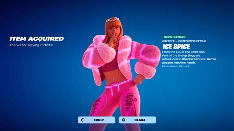 How To Get Ice Spice Munch Emote In Fortnite Youtube