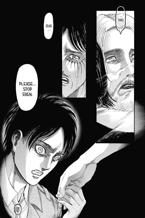 Why did Grisha tell Zeke to stop Eren here? This is when manga was in ...