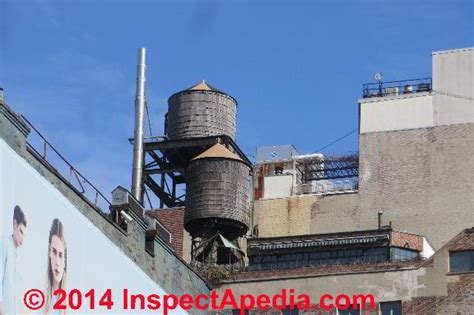 Rooftop And Free Standing Water Tanks Water Towers And Cisterns Codes Designs Standards