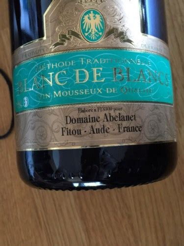 Domaine Abelanet Blanc De Blanc Mousseux Vivino Canada