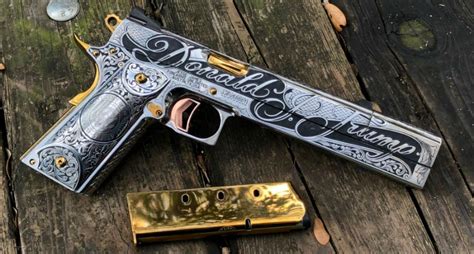 Jesse James Designs Spectacular 1911 Handgun for President Trump