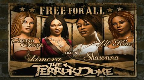 Def Jam Fight For NY CARMEN ELECTRA Vs KIMORA Vs SHAWNNA Vs LIL KIM