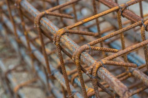 Steel Rebar Perspective Stock Image Image Of Housing