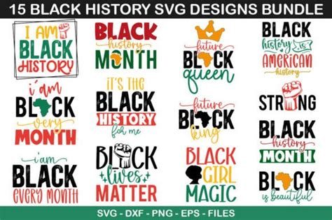 Black History Svg Bundle Graphic By Fokira Creative Fabrica