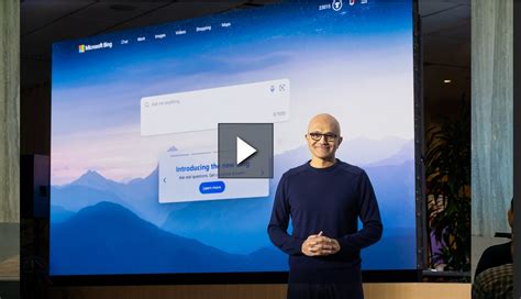 Microsoft Announces New AI Powered Bing Search Engine