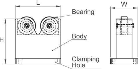 Roller Bearing V Block Roller Bearing V Blocks Manufacturer India