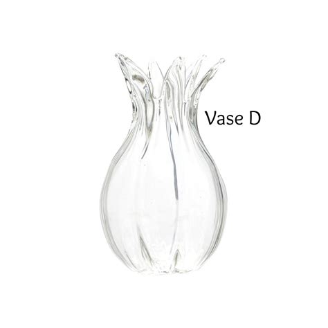 Mini Clear Glass Bud Vase Selection