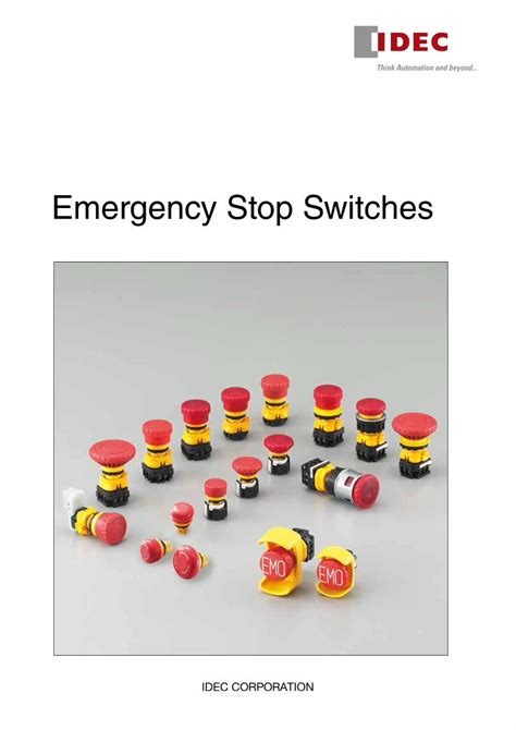 Pdf €¦ · 2 Emergency Stop Switches Selection Guide Series Emergency