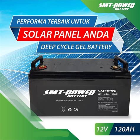 Jual Smt Battery V Ah Hr Baterai Ups Solar Panel Aki Deep