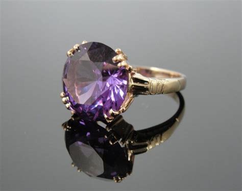 Stunning Large Vintage Synthetic Alexandrite Vintage by MSJewelers ...