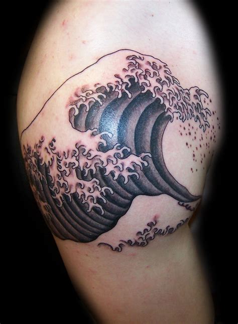 Watercolor Tattoos Wave Ideas Flawssy