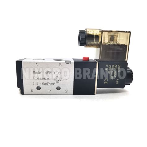 V Directional Control Air Pneumatic Solenoid Valve Way Way