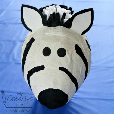 Zebra Pinata | Fun Family Crafts