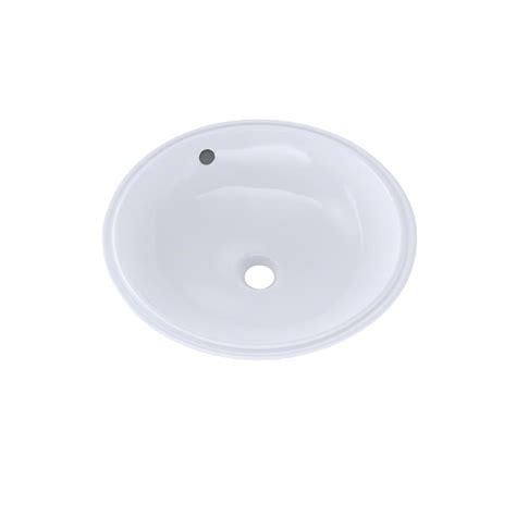 Toto 16 In Round Undermount Bathroom Sink With Cefiontect In Cotton