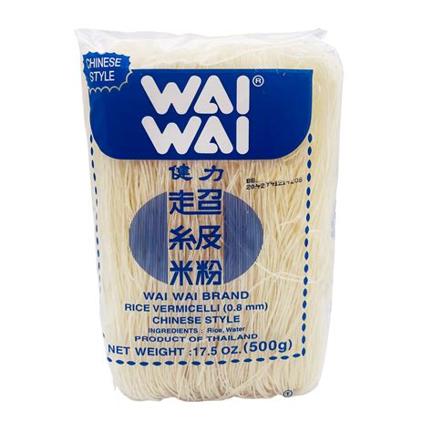 Rice Vermicelli Chinese Style 500g By Wai Wai Thai Food Online