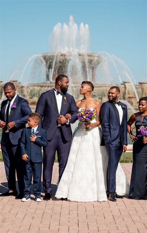 Super Bowl XLVI Champion Chris Canty and Melanie Richards Said, "I Do," at the Chicago Cultural ...