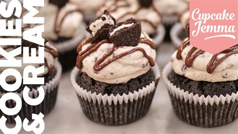 Cookies And Cream Oreo Cupcake Recipe And Tutorial Cupcake Jemma Youtube