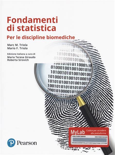 Fondamenti Di Statistica Per Le Discipline Biomediche Ediz Mylab