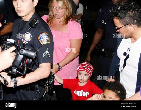 Katie Price Aka Jordan And Husband Peter Andre Arrive At Lax From