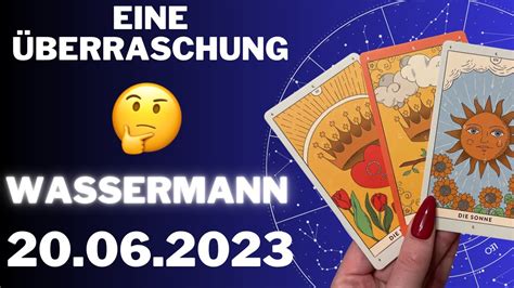 Eine Unerwartete Berraschung Wassermann Horoskop Juni